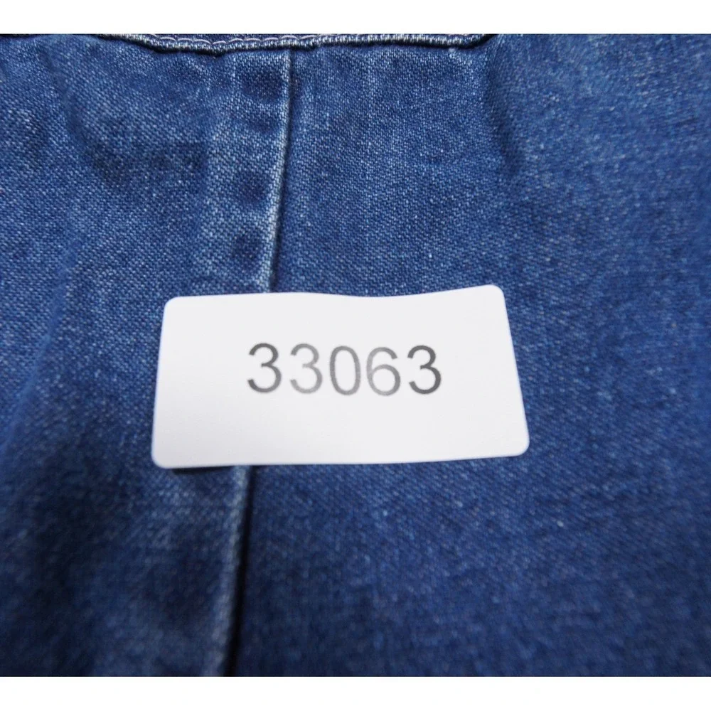 Vintage OshKosh Bgosh Vestbak Denim Footed Overalls Blue Made in USA 6-9 Months